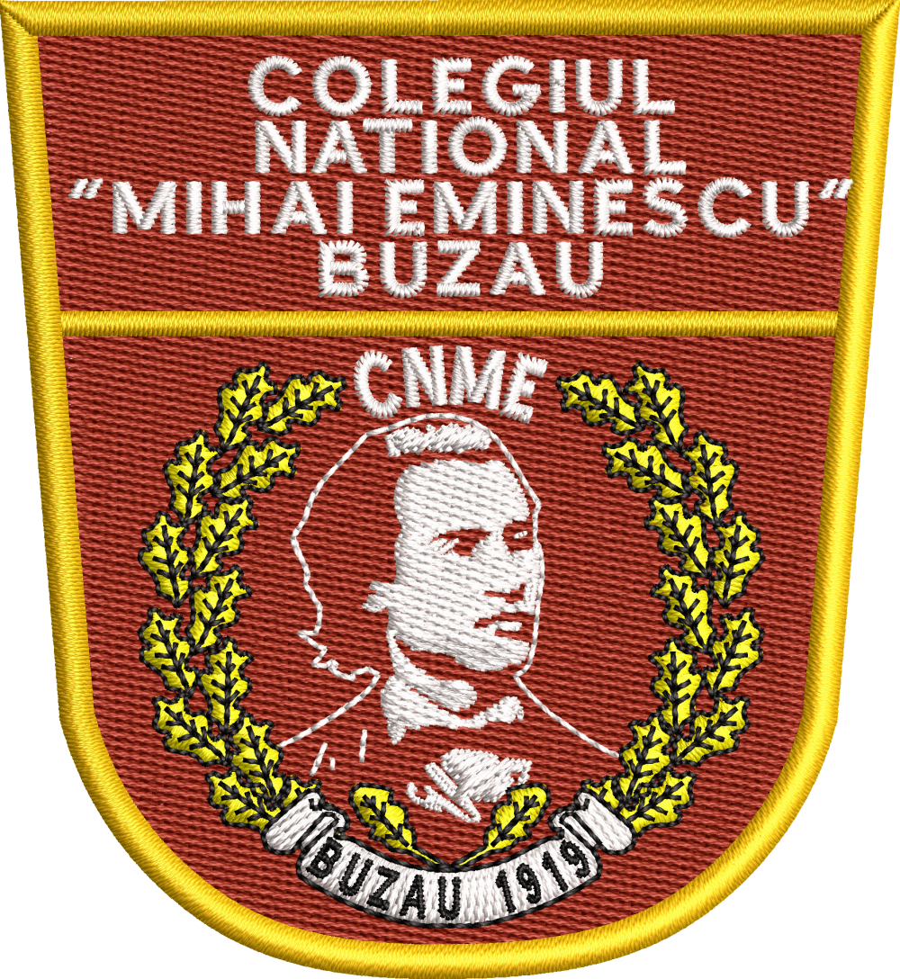 EMBLEMA SCOALA Colegiul Național „Mihai Eminescu” - JUDEȚUL BUZĂU